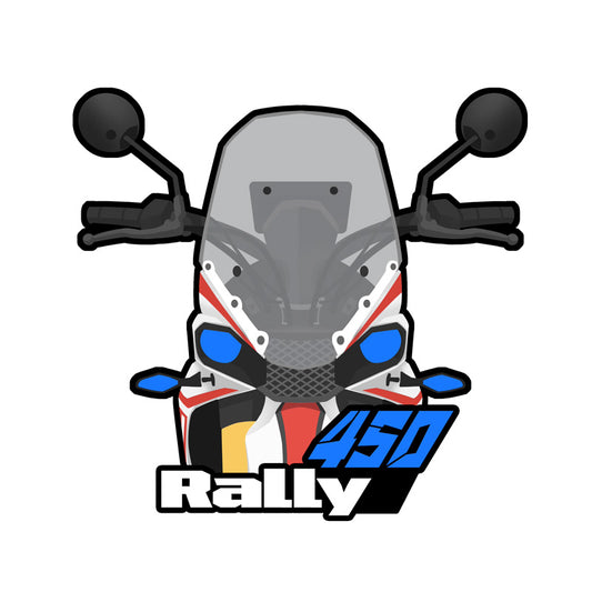 450RALLY  sticker