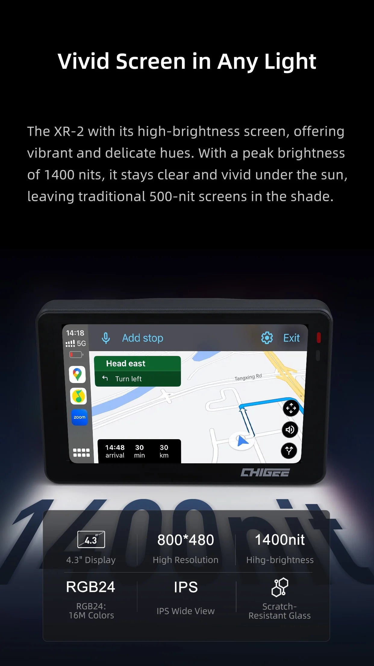 450MT Smart Riding Display （XR-2）