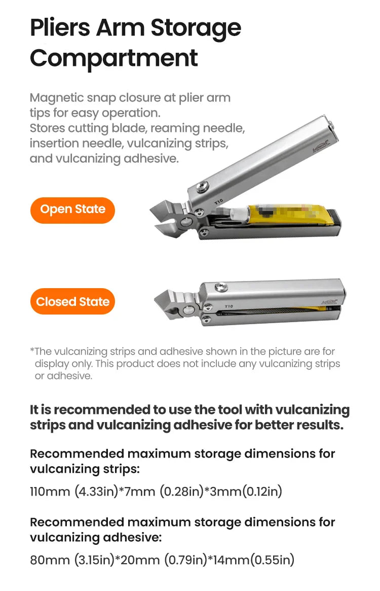 LOBOO Tubeless Tire Repair Tool