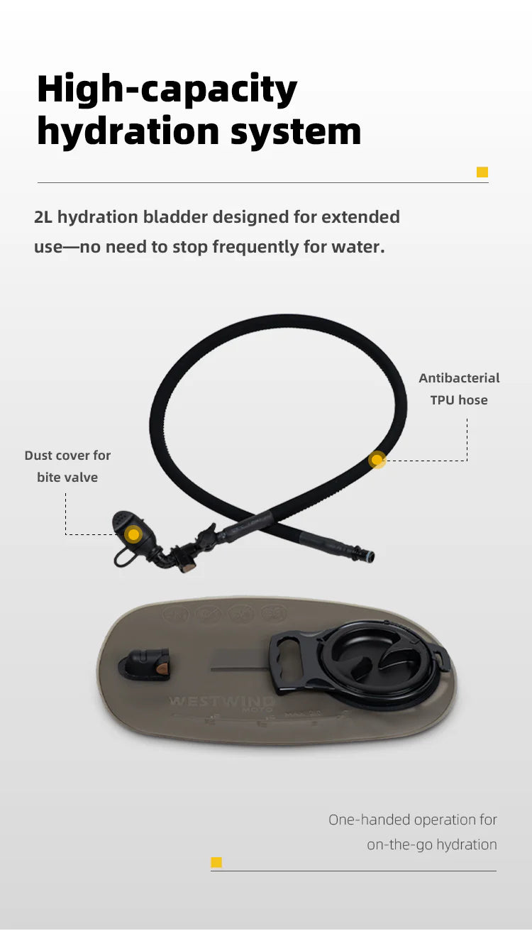 hydration backpack（B）