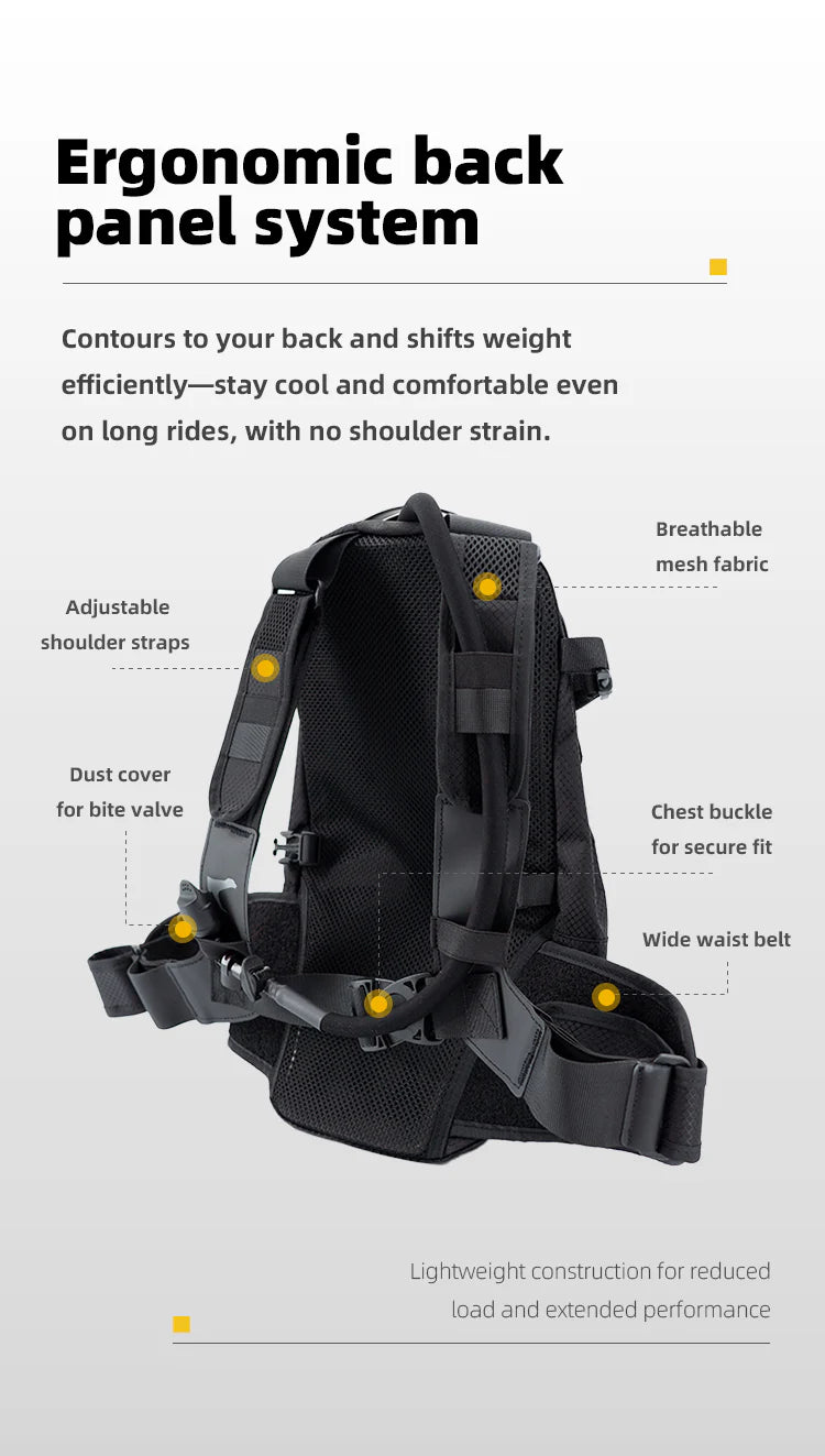 hydration backpack（B）