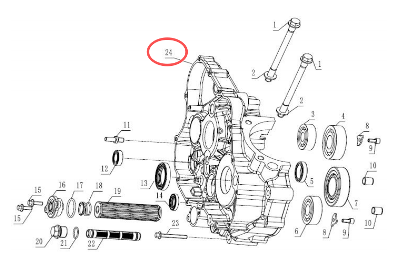 450RALLY Engine parts