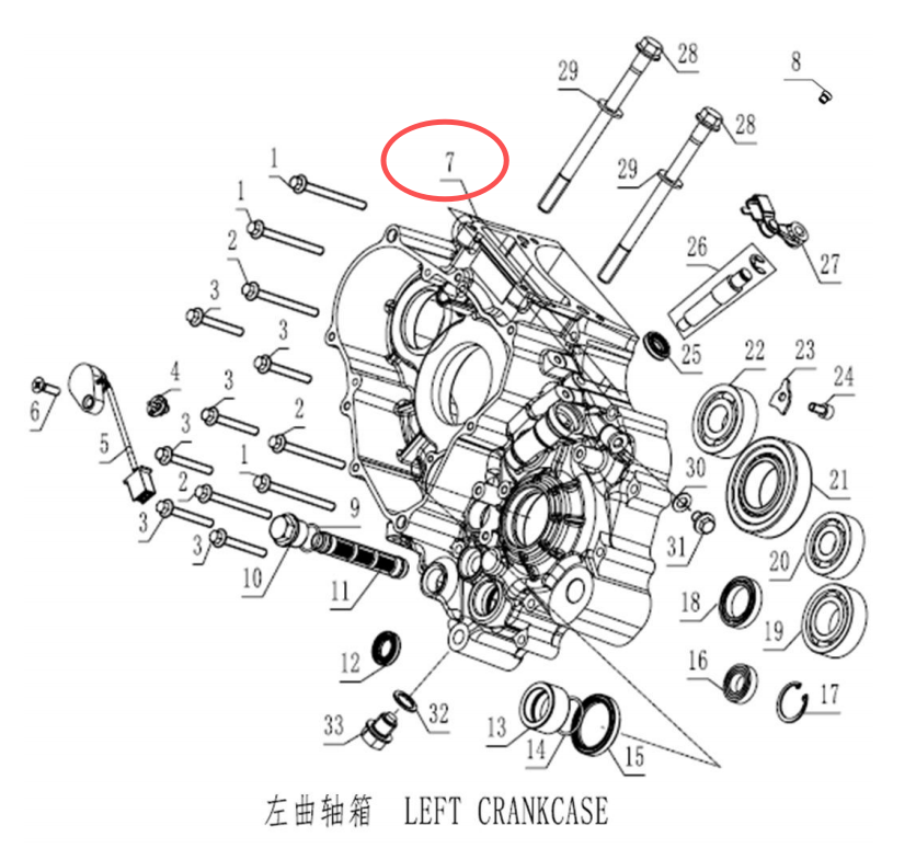 450RALLY Engine parts